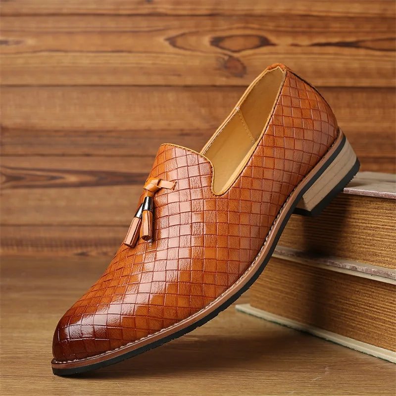 Mocassins Homme Tressés Élégance Premium