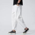 Pantalon Décontracté Léger Taille Élastique Confort et Style Moderne