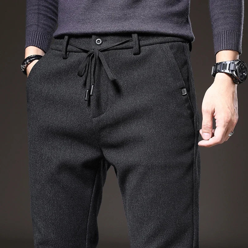 Pantalon Homme Ajusté Élégance Moderne