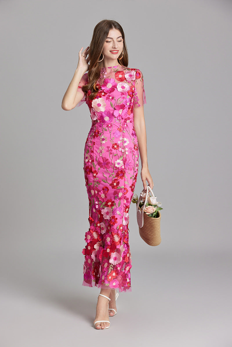 Robe Florale Femme Élégance Bohème