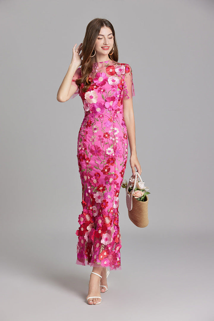 Robe Florale Femme Élégance Bohème
