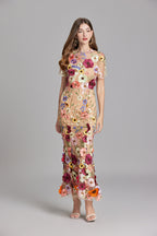 Robe Florale Femme Élégance Bohème
