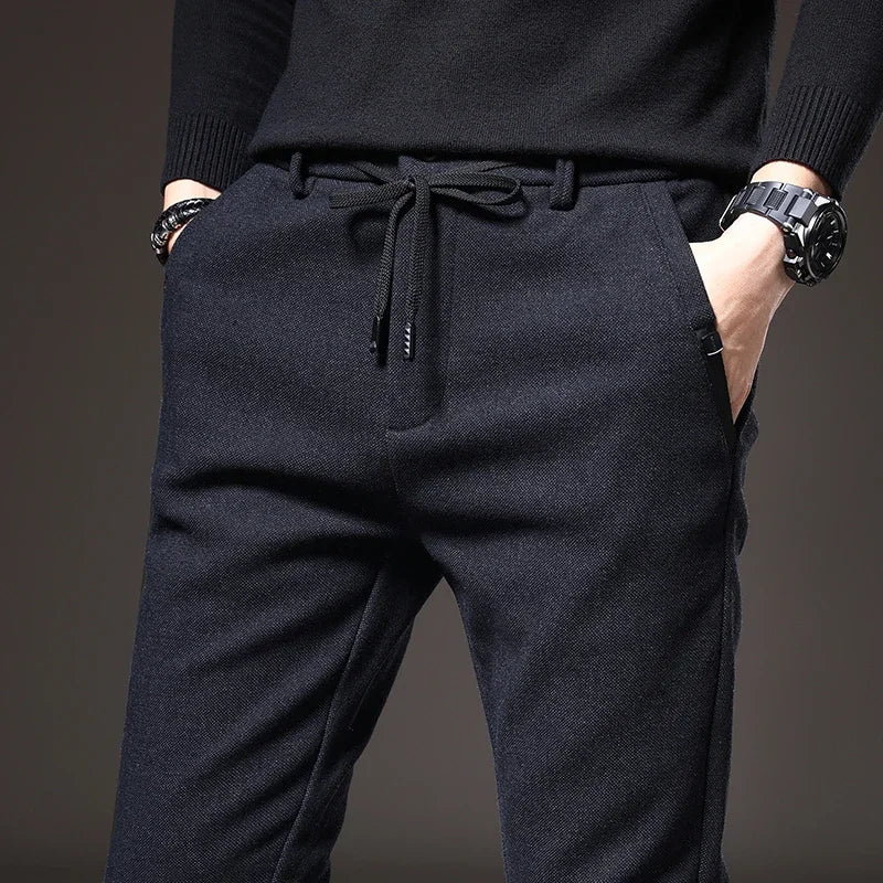 Pantalon Homme Ajusté Élégance Moderne