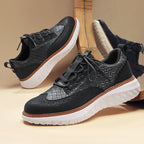 Baskets en Cuir Respirantes Confort Léger et Style Élégant