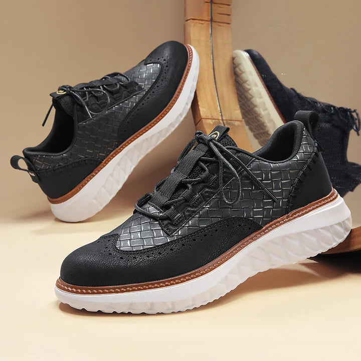 Baskets en Cuir Respirantes Confort Léger et Style Élégant