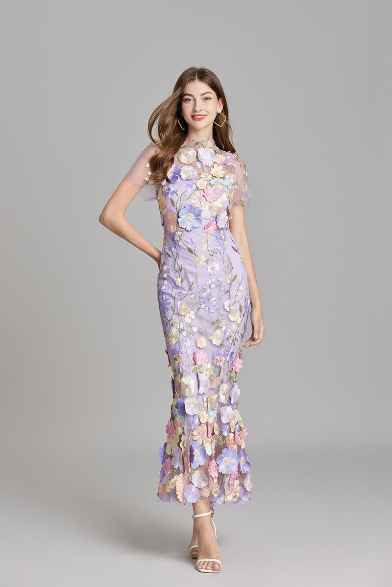 Robe Florale Femme Élégance Bohème