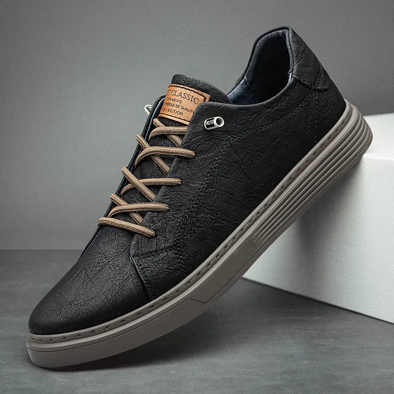 Baskets en Cuir Minimalistes Confortables et Polyvalentes