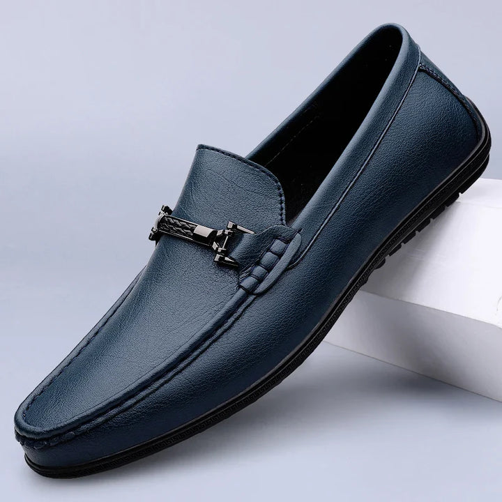 Mocassins en Cuir Élégants avec Boucle Confort et Style Moderne