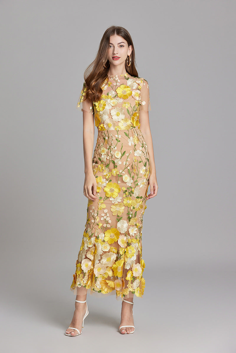 Robe Florale Femme Élégance Bohème