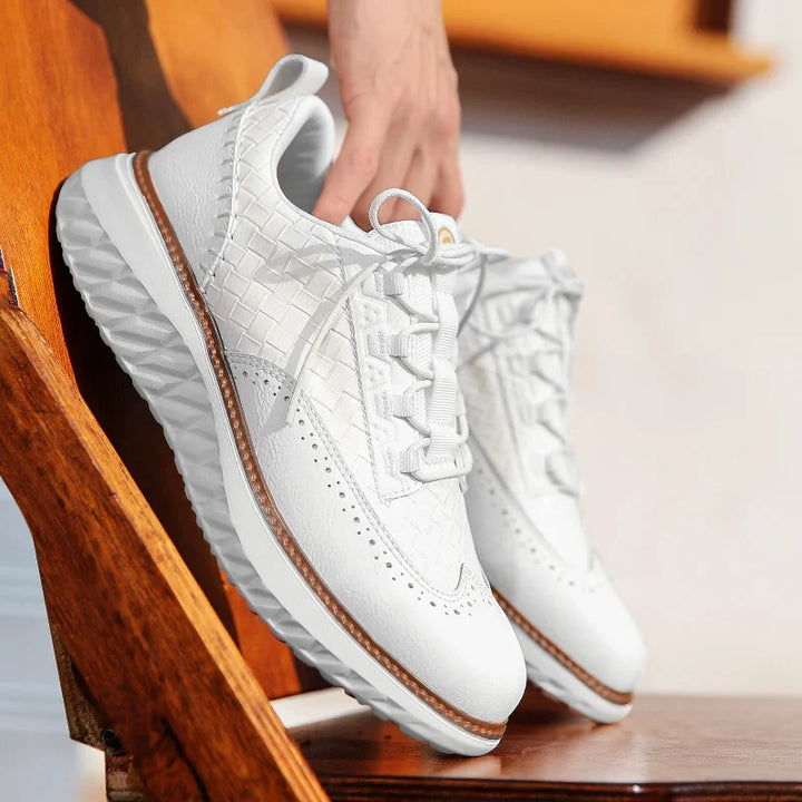 Baskets en Cuir Respirantes Confort Léger et Style Élégant