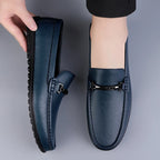Mocassins en Cuir Élégants avec Boucle Confort et Style Moderne