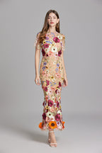 Robe Florale Femme Élégance Bohème