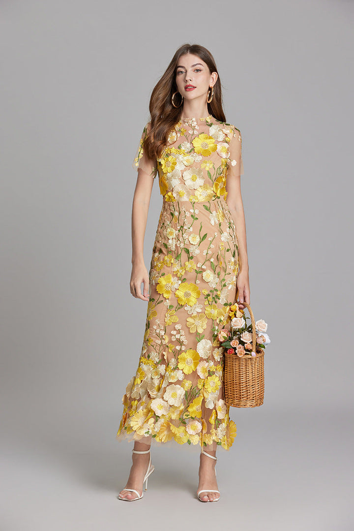 Robe Florale Femme Élégance Bohème