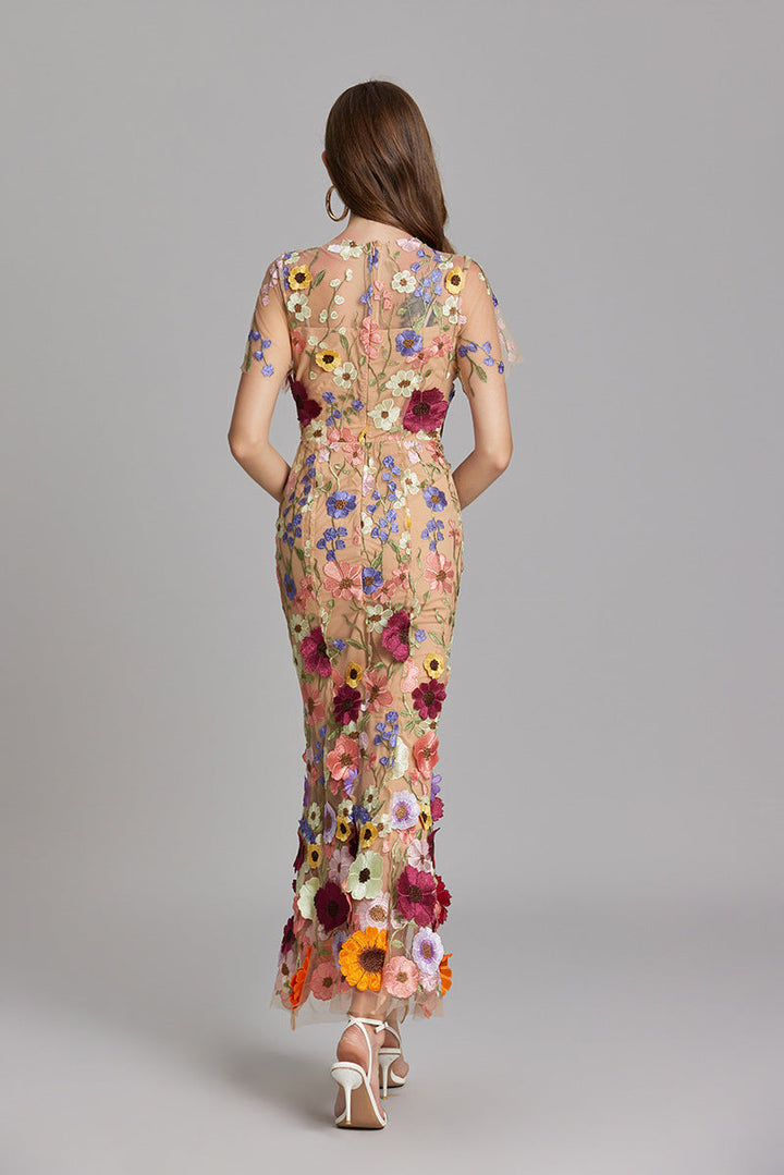 Robe Florale Femme Élégance Bohème