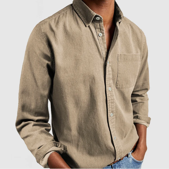 Chemise Homme Respirante Style Décontracté