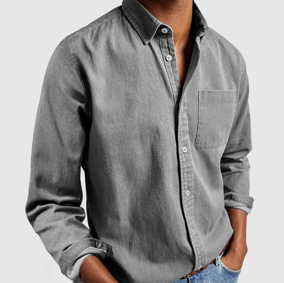 Chemise Homme Respirante Style Décontracté