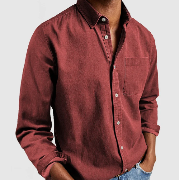 Chemise Homme Respirante Style Décontracté