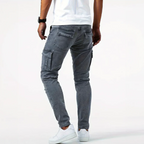 Jean Cargo Homme Slim Tendance