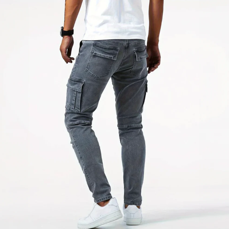 Jean Cargo Homme Slim Tendance