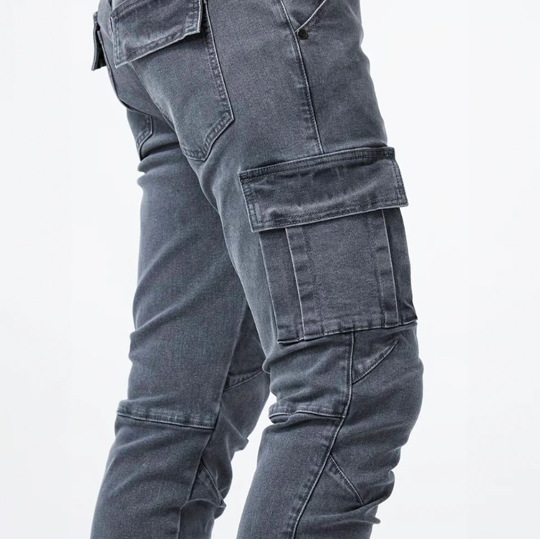 Jean Cargo Homme Slim Tendance