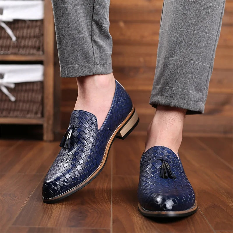 Mocassins Homme Tressés Élégance Premium