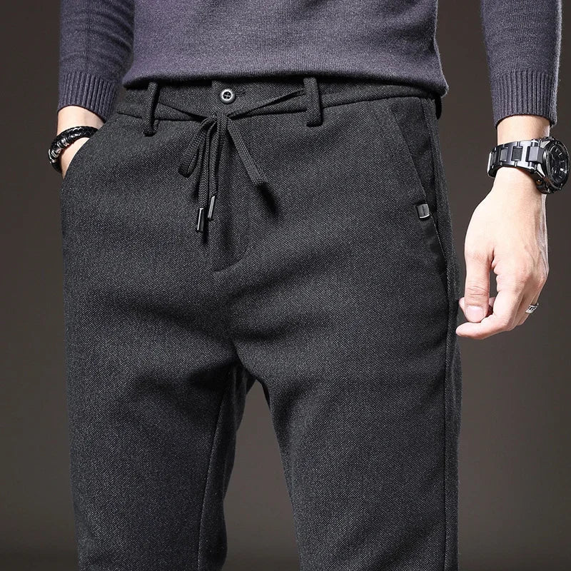 Pantalon Homme Ajusté Élégance Moderne
