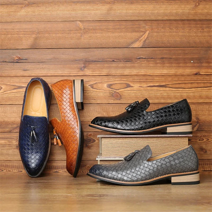 Mocassins Homme Tressés Élégance Premium