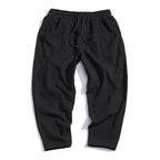 Pantalon Décontracté Léger Taille Élastique Confort et Style Moderne