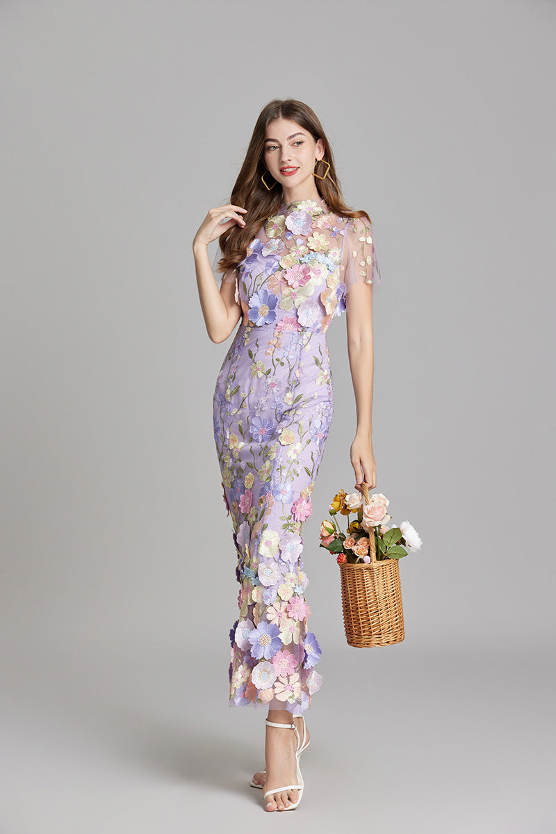 Robe Florale Femme Élégance Bohème