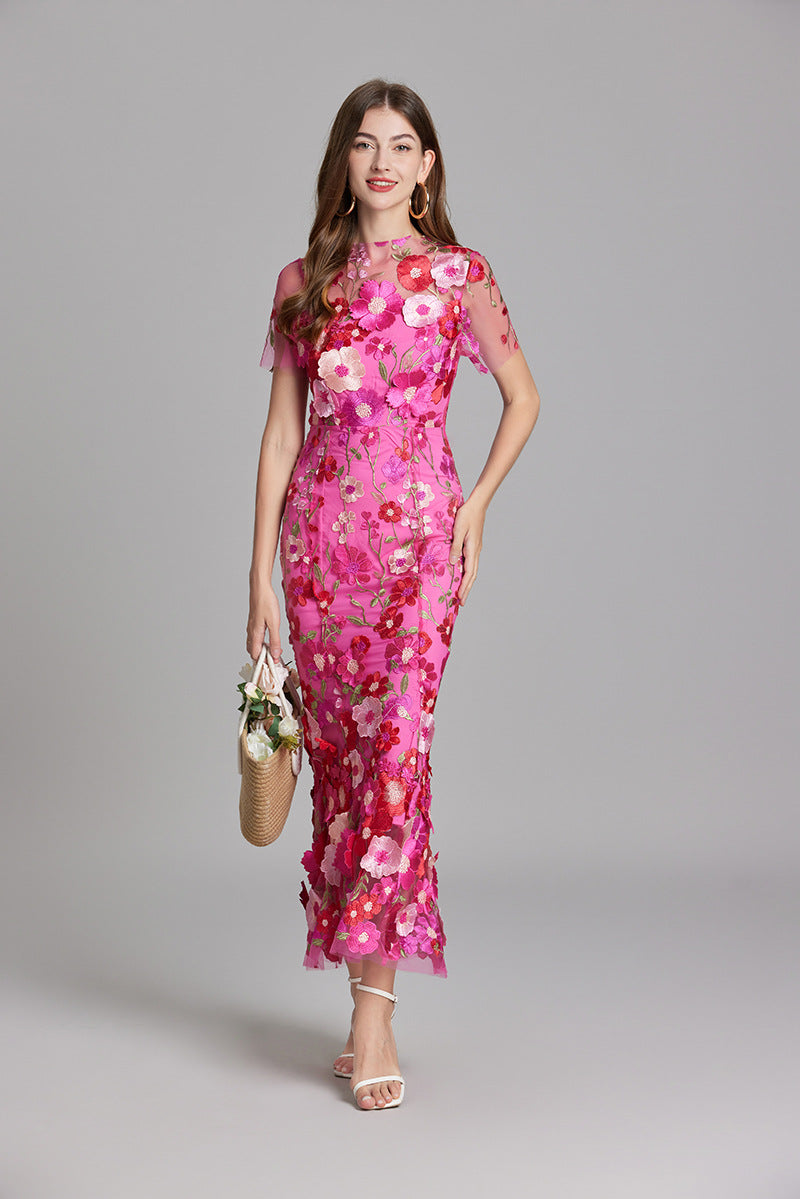 Robe Florale Femme Élégance Bohème