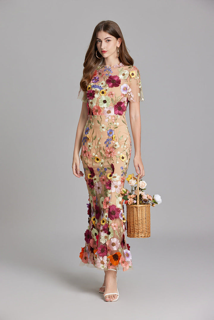 Robe Florale Femme Élégance Bohème