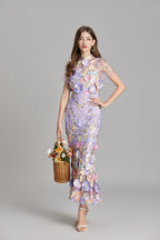 Robe Florale Femme Élégance Bohème