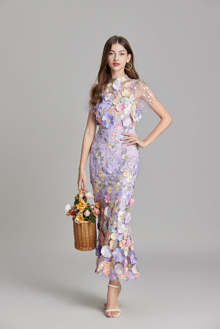 Robe Florale Femme Élégance Bohème