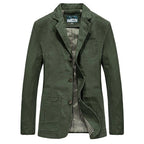 Blazer Décontracté en Coton Élégant Confort et Style Vintage