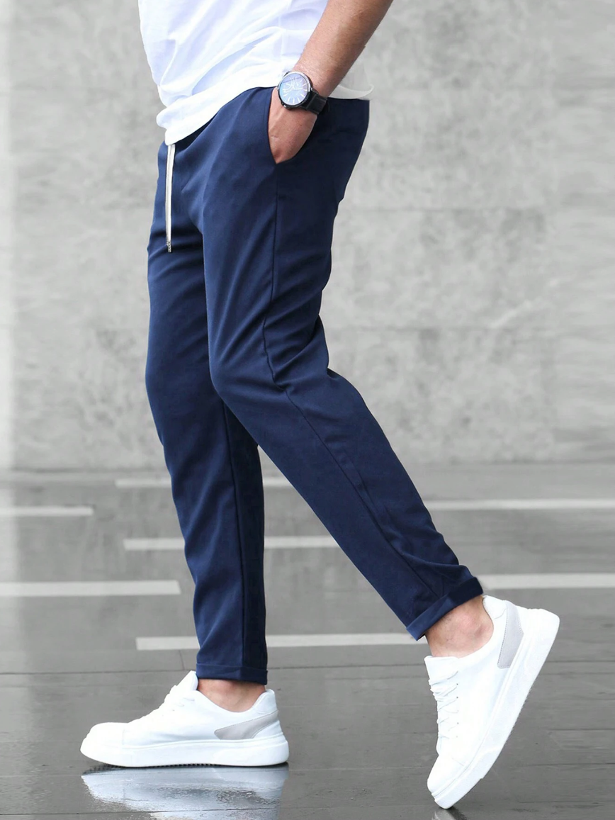 Pantalon Homme Chino Coupe Élégante