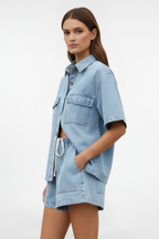 Ensemble en Jean Deux Pièces Femme