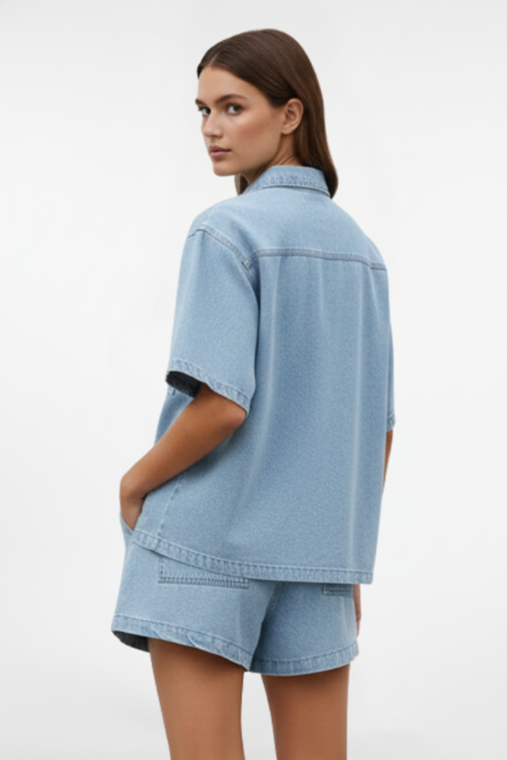 Ensemble en Jean Deux Pièces Femme