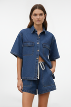 Ensemble en Jean Deux Pièces Femme
