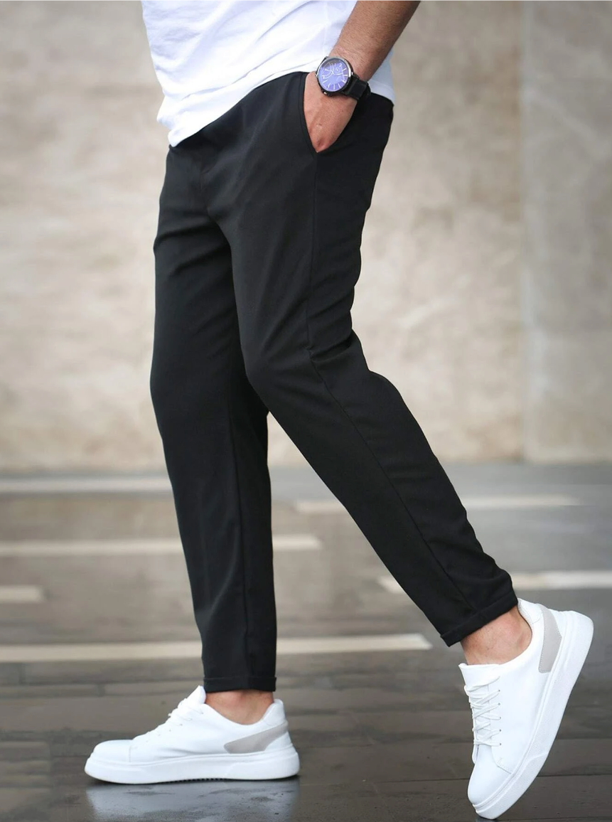 Pantalon Homme Chino Coupe Élégante