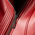 Veste Motard Effet Cuir à Fermeture Asymétrique