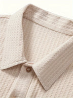 Polo Homme Maille Côtelée Élégante