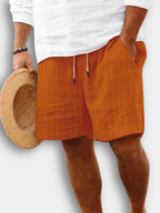 Short Homme à Taille Élastiquée avec Cordon