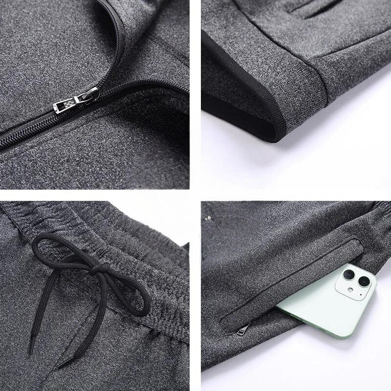 Ensemble Sport Zippé Confort Doux et Style Décontracté