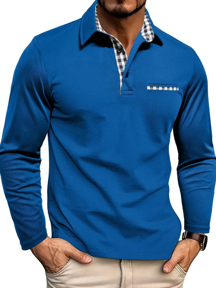 Polo Manches Longues Élégant Confort Respirant et Style Moderne