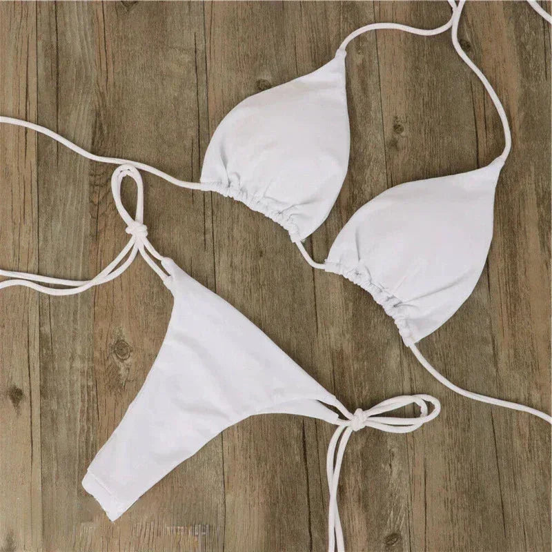 Maillot de Bain Deux Pièces Triangle Femme