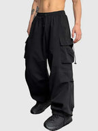 Pantalon Cargo Ample Multi-Poches Confort et Style Streetwear