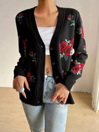 Cardigan fleurie pour femme