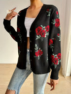 Cardigan fleurie pour femme