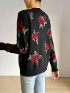 Cardigan fleurie pour femme