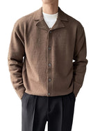 Cardigan pour homme en tricot texturé